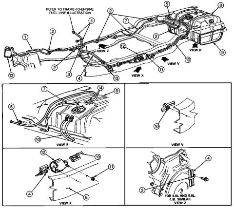 1986 Ford Bronco - Overview of the entire system