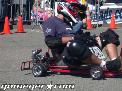 1991 Ford Bronco - Pic of me Racing a Go-ped Go-Quad