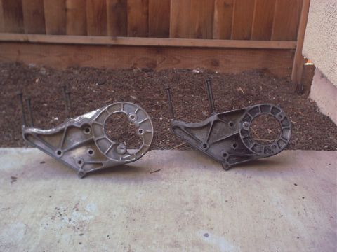 1986 Ford Bronco - Saginaw bracket on the Left, found on vans. Or part # F4UZ3C511A for around $45-$50 at your local Dealer