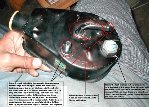 1986 Ford Bronco - Directions on Case / Pump replacement