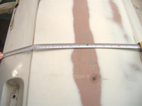 1990 Ford LTD Crown Victoria - Door mesurements, for the lettering / logo