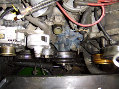 1989 Ford Bronco - belt removed