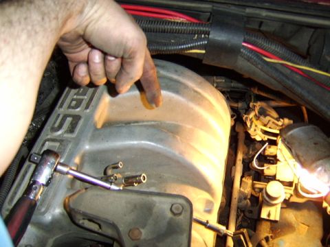 1989 Ford Bronco - This is where the torx bit and extansion goes
