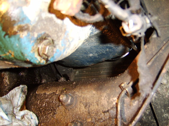 the motor is lifted as high as it will go