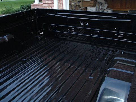 1966 Ford F-100 - The embossed CHEVROLET lettering on the tailgate confirms this is not a Ford F-100.