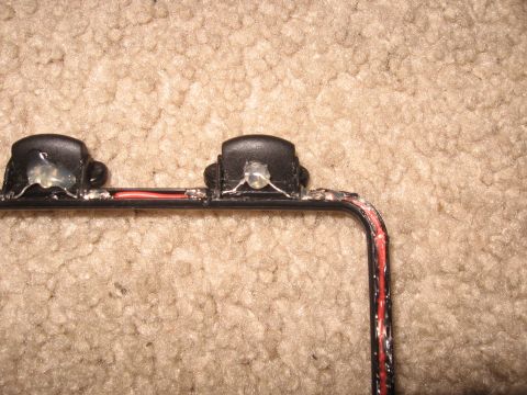 1990 Ford Bronco - This image shows a close-up of a custom LED light strip, likely a modification or aftermarket part.