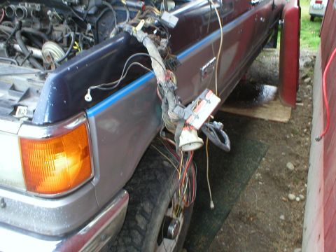 1978 Ford Bronco - Holy cow!!! Starting to isolate the engine harness & ECM wiring......