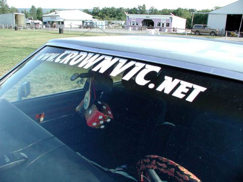 1989 Ford Crown Victoria LTD - my windshield banner