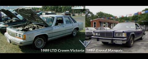 1984 Mercury Grand Marquis - both my cars