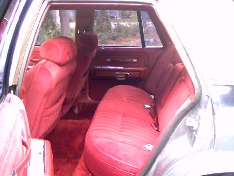 1987 Ford Crown Victoria LTD - View in driver's side rear door.
