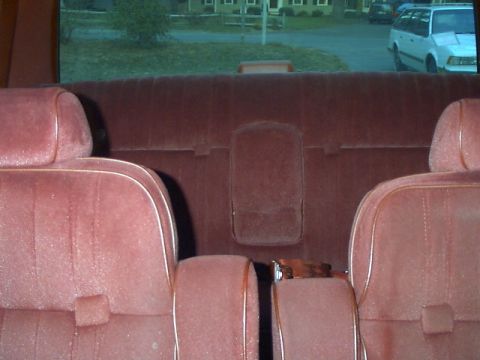 1987 Ford Crown Victoria LTD - View into the backseat, where the fun begins.