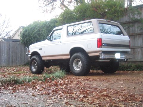 1996 Ford Bronco - w/ the hard top back on for the winter
