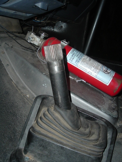 1989 Ford Bronco - upgraded the tcase shifter to 35 spline