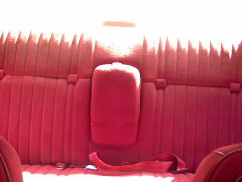 1987 Ford Crown Victoria LTD - The back seat.
