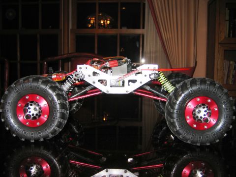 1985 Ford Bronco - This is a radio-controlled rock crawler chassis, not a 1985 Ford Bronco.