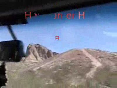 1996 Ford Bronco - A hill called "Hamburger Hill". Very steep, but grippy 'cause the loose shale has been cleared away by people climbing it.