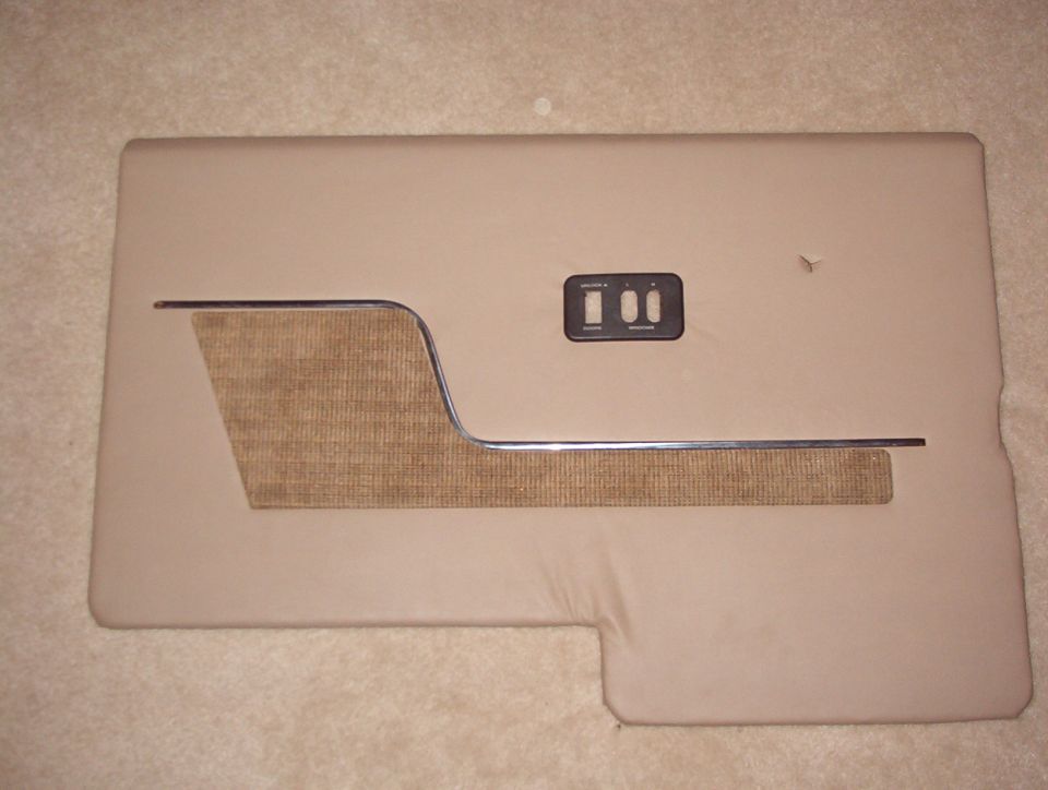 The '88 trim pieces look pretty good, but I butchered the switch opening, so I'm definitely redoing it.