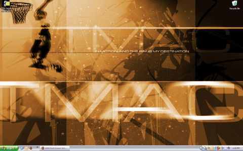 2000 Ford Crown Victoria - This image is a desktop wallpaper a basketball player mid-dunk, with overlaid text and abstract graphics.
