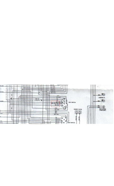 1979 Ford Bronco - A black and white wiring diagram shows electrical connections for various vehicle components.