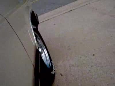 1988 Mercury Grand Marquis - Run thru 1st gear with camera held outside window(tire chirp into 2nd gear audible) Summer 06
