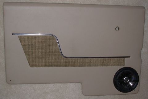 1975 Ford Bronco - This is the finished panel, other than the grab handle. The latch & screw holes are melted so they won't expand over the years. I'll cut th…