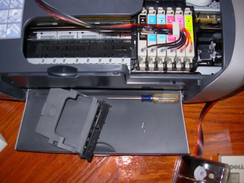 2004 Land Rover Land Rover - After reading the included instructions, I decided to do it a LITTLE differently. First, I removed the cartridge cover so I could modify it…