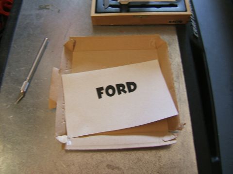 1991 Ford Bronco - ford stencil