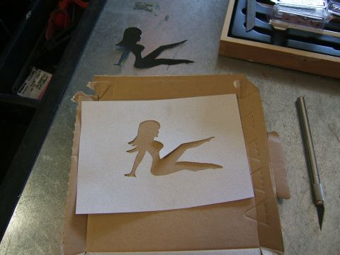 1991 Ford Bronco - naked lady cut out