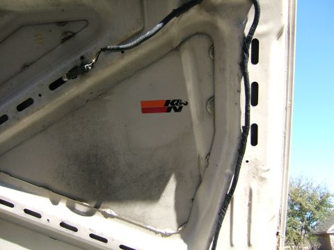 1991 Ford Bronco - where i decided to put mine. the other sticker will go on the 'ford' piece of PVC