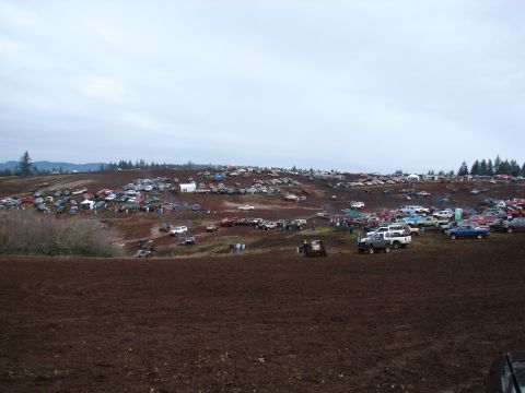 1996 Ford Bronco - Part of the area for wheeling at Mudfest