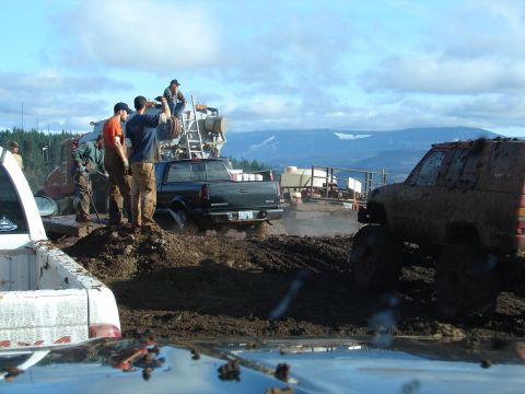 1996 Ford Bronco - truck wash station. had to rinse the truck off before you could leave.