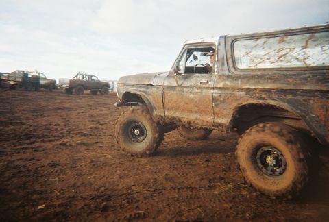 1978 Ford Bronco - There me and my Bronco. I ran the 38's to keep things easy on the fresh motor until it gets broke in good.