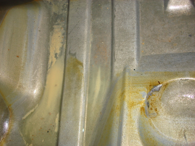 here is the pass side inside the tank.