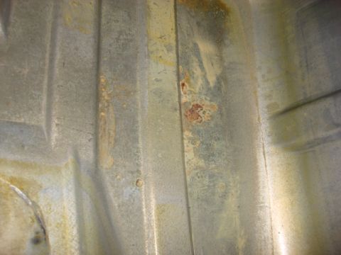 1983 Ford Bronco - inside tank drivers side.