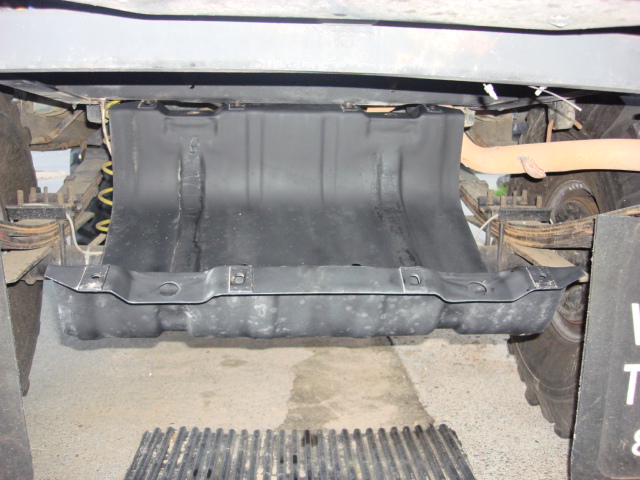 now it is all going back together, i put 2 bolts on the back side of the gas tank to hold the skid plate.