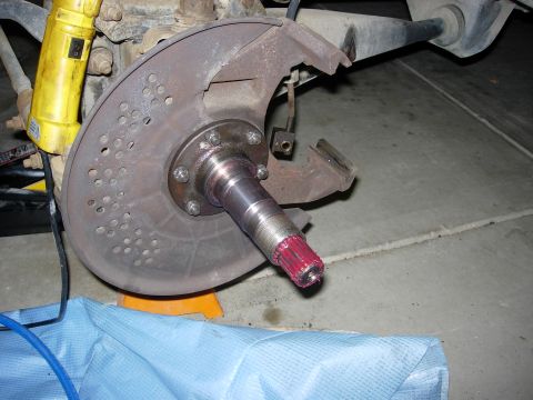 1990 Ford Bronco - After replacing spindle seals & repacking needle bearings
