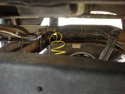 1983 Ford Bronco - these are the old fuel lines. i going to pull them out and swap in the new EFI lines soon.