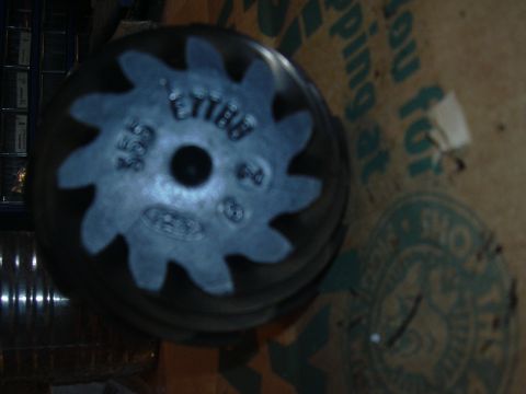 1996 Ford Crown Victoria - Close-up of a differential gear, showing 'ETTERB' and '3.55' markings. The registry label may be incorrect.