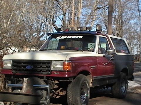 1990 Ford Bronco - new light rack