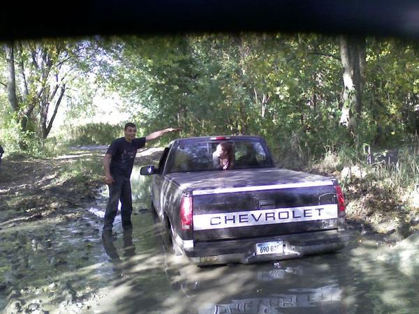 Steve and Ashley with the Chevy 1500