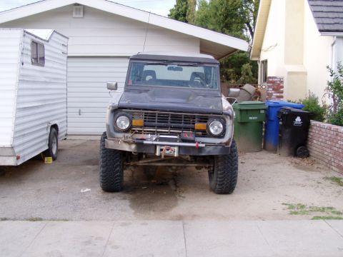 1967 Ford Bronco - This modified Ford Bronco appears to be from the late 1960s, not a 1967 model.