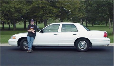 1998 Ford Crown Victoria - Me and the car in chicago