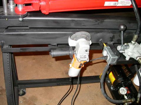 1990 Ford Bronco - Built in grinder rack and outlets.