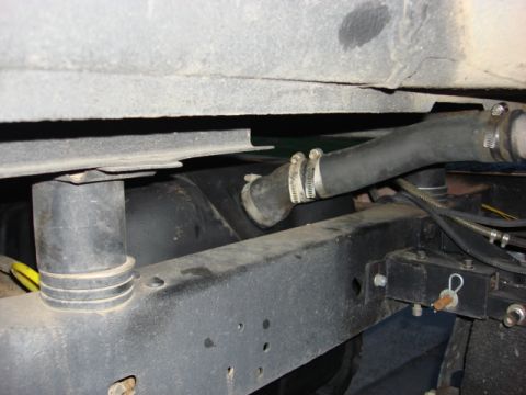 1983 Ford Bronco - here is another shot of the filler hose.