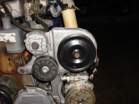 1983 Ford Bronco - this is the stock p/s pump