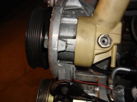 1983 Ford Bronco - here is the side shot of the stock pump.