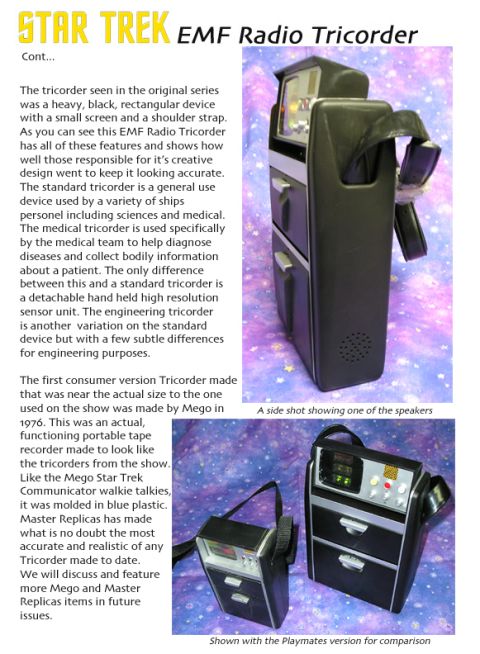1966 Pontiac Fiero - The EMF Radio Tricorder from Star Trek, a replica device used for diagnostic purposes.