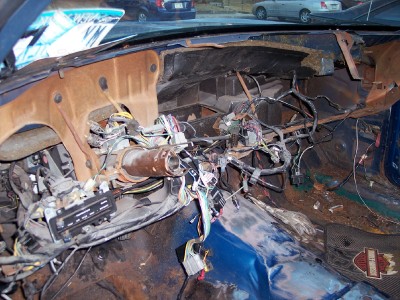 1975 Ford Ranchero - The BEFORE Interior Bwahahahahaha