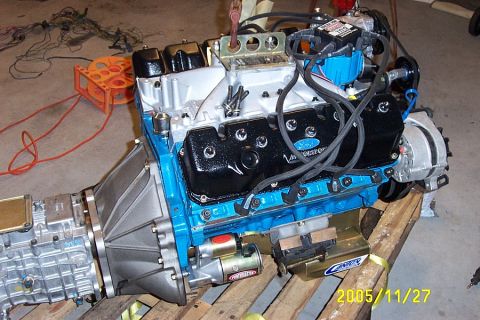 1972 Ford Ranchero - 73XAfalcoln's FMX engine ready to drop in