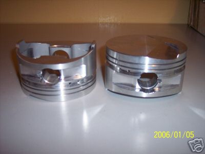 1972 Ford Ranchero - Two pistons are shown, likely for an engine rebuild or performance upgrade. The registry claims they are for a 1972 Ford Ranchero.